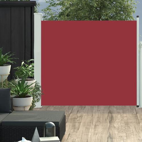 vidaXL Tuinscherm uittrekbaar 100x300 cm rood, Tuin en Terras, Parasols, Nieuw, Verzenden