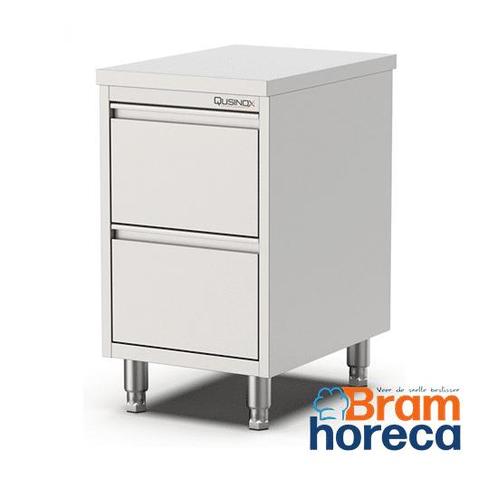 RVS werktafel met 2 laden | 40x70x90 cm, Doe-het-zelf en Bouw, Ventilatie en Afzuiging, Verzenden