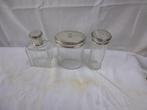 Baccarat - Urn (3) - .835 zilver - kristallen parfum fles m