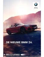 2018 BMW Z4 BROCHURE NEDERLANDS, Nieuw