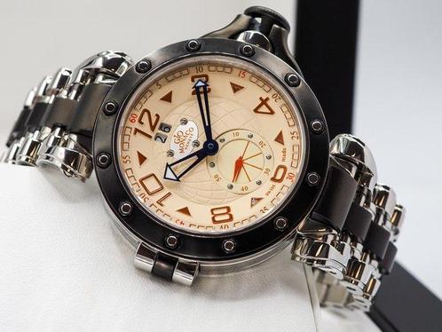 Gio Monaco - Sans Prix de Réserve - NEW * Small Seconds *, Handtassen en Accessoires, Horloges | Heren