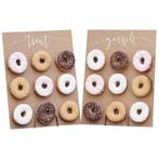 Tafeldecoratie Donut Standaard 42cm 2st, Verzenden