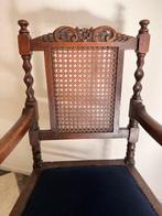 Stoel - Hout, Fluweel, Cane