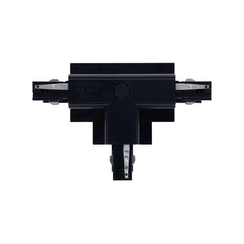Luxar Inbouw 3 Fase T-Vorm Connector Right-1 Zwart, Huis en Inrichting, Lampen | Plafondlampen, Nieuw, Verzenden