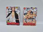 One piece - 2 Card - One Piece - Portgas D.Ace Holo manga, Nieuw
