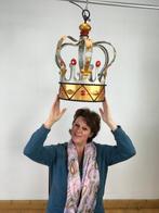 Lampe - Métal - Lustre vintage en forme de couronne,