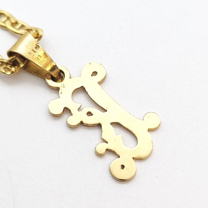 Ketting met hanger - 18 karaat Geel goud, Bijoux, Sacs & Beauté, Bijoux anciens