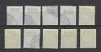 Curaçao 1945/1949 - Portzegels « chiffre et valeur en vert, Postzegels en Munten, Gestempeld