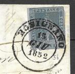 Italiaanse oude staten - Toscane 1851 - Brief zonder tekst,, Postzegels en Munten, Gestempeld