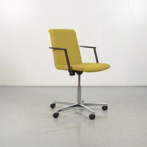 Vergaderstoel Koning + Neurath - Groen - Verrijdbaar, Huis en Inrichting, Stoelen, Gebruikt, Ophalen of Verzenden