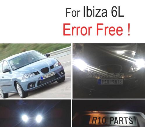 KIT 6 AMPOULES LED INTÉRIEUR POUR SEAT IBIZA IV MK4 6L 02-08, Autos : Pièces & Accessoires, Éclairage, Envoi