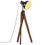 vidaXL Vloerlamp 25 W E27 45x45x120 cm zwart, Verzenden