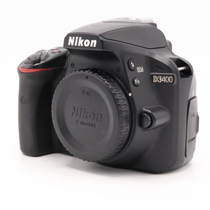 Nikon D3400 body zwart | Occasion, Audio, Tv en Foto, Fotocamera's Digitaal, Ophalen of Verzenden