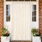 vidaXL Rideau anti-mouches beige et blanc 100x220 cm, Verzenden, Neuf