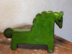 Urszula Despet - Sculpture, Green Horse - 18.5 cm - Faience