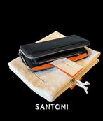 Santoni - SANTONI Logo leather wallet - Portemonnee
