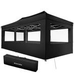 tectake Partytent Viola 3x6 m met 4 zijdelen - zwart, Tuin en Terras, Partytenten, Verzenden, Nieuw