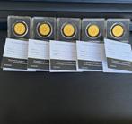 Duitsland. 5x 5 Mark 1/1000 Oz (.999) (Zonder minimumprijs), Postzegels en Munten