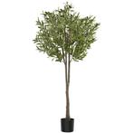 tectake Kunst olijfboom Oleand, realistische textuur - 150 c, Huis en Inrichting, Kamerplanten, Verzenden