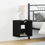 vidaXL Zwevende Plank Zwart Eiken 40x28,5x40 cm, Verzenden, Nieuw
