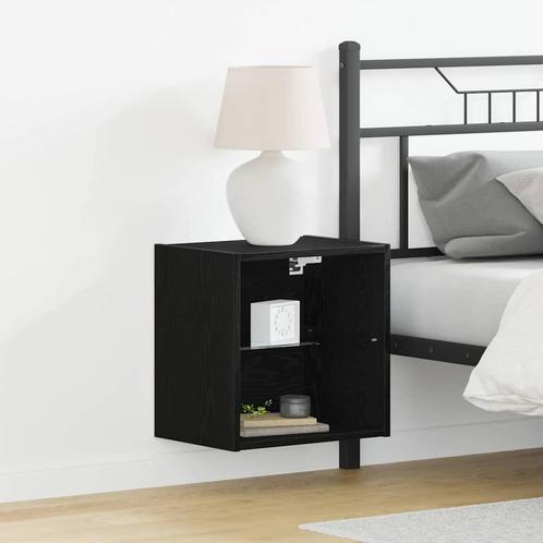 vidaXL Zwevende Plank Zwart Eiken 40x28,5x40 cm, Huis en Inrichting, Kasten | Overige, Nieuw, Verzenden