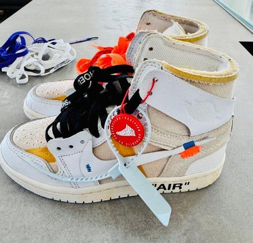 Nike - Air Jordan 1 high off-white GS 35.5 US3.5y - Sneakers, Kleding | Heren, Schoenen