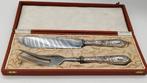 Ménagère (2) - Argent 835 - fourchette / couteau, Antiquités & Art