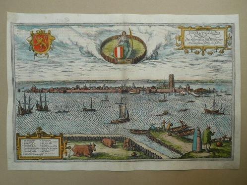 Nederland - Dordrecht; G. Braun. F. Hogenberg - Dordracum, Boeken, Atlassen en Landkaarten