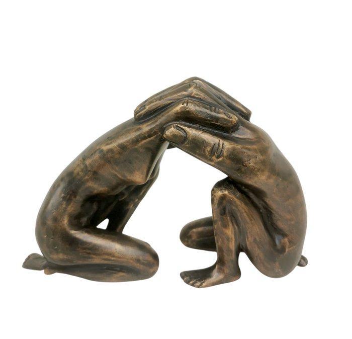 Beeldje - Praying hands - Brons, Antiek en Kunst, Kunst | Designobjecten