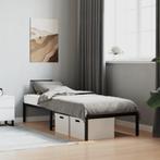 vidaXL Bedframe metaal zwart 75 x 190 cm, Huis en Inrichting, Slaapkamer | Bedden, Verzenden, Nieuw