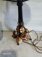 Muller Frères - Lampe de table - Acier, Verre - pied associé, Antiquités & Art