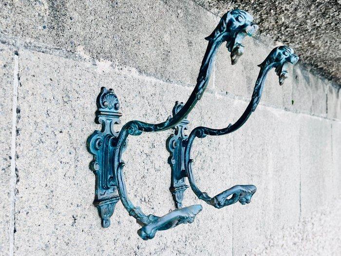 Set kapstokhaken (2) - Messing, Antiek en Kunst, Curiosa en Brocante