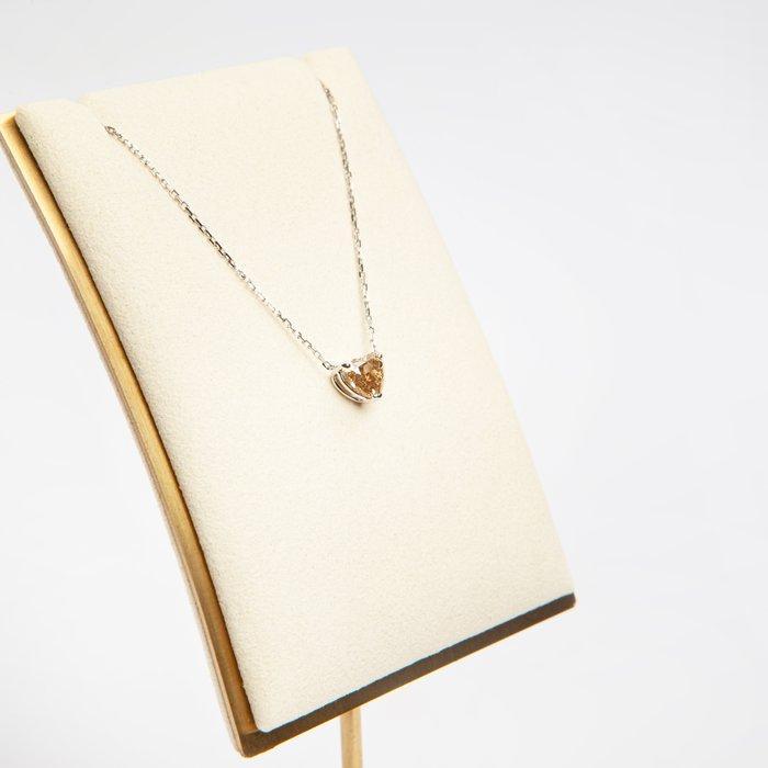 Ketting - 18 karaat Witgoud - 1.14ct. tw. Diamant, Handtassen en Accessoires, Antieke sieraden