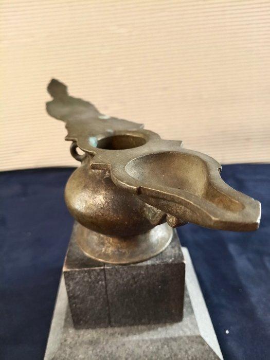 Diya/Vilakku - laat 19e eeuw - Brons - India - stijl Tamil, Antiek en Kunst, Kunst | Niet-Westerse kunst