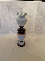 Tafellamp - Porselein, Glas - olielamp