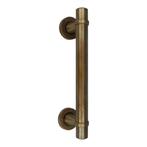 Deurgreep messing antiek 260 mm, Nieuw, Overige materialen, Klink of Kruk