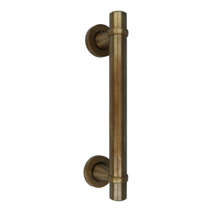 Deurgreep messing antiek 260 mm, Doe-het-zelf en Bouw, Hang- en Sluitwerk, Klink of Kruk, Nieuw, Overige materialen