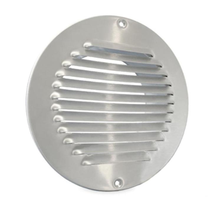 Rond schoepenrooster RVS opbouw - 200mm (1-R200I), Doe-het-zelf en Bouw, Ventilatie en Afzuiging, Nieuw, Verzenden
