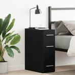 vidaXL Apothekerskast Zwart eiken 20 x 45.5 x 60 cm Bewerkt, Huis en Inrichting, Verzenden, Nieuw