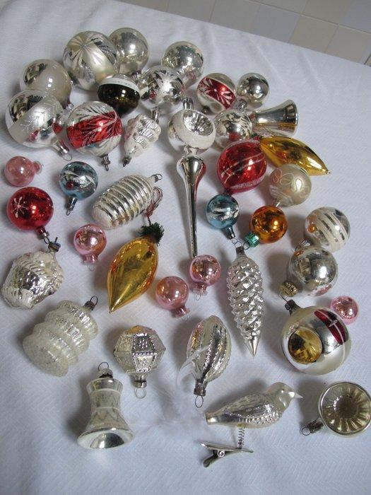 Kerstballen (39) - Antieke en vintage glazen Kerstballen en, Diversen, Kerst
