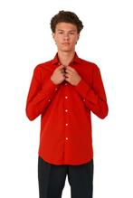 Rood Overhemd Jongen Tiener OppoSuits, Kinderen en Baby's, Nieuw, Verzenden