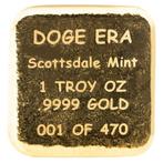 1 Troy Ounce - Goud .999 - 1 oz 9999 Fine Gold Cast Bar