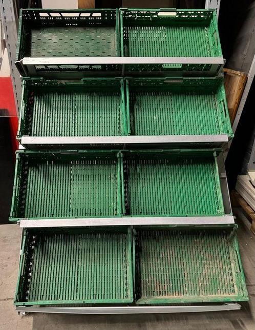 Groente stelling met 4 etages, 125cm, Zakelijke goederen, Kantoor en Winkelinrichting | Magazijn, Stelling en Opslag