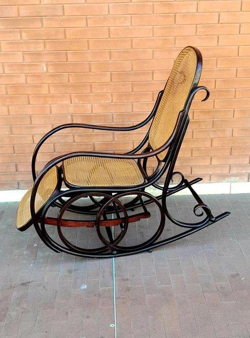 Wiener - Chaise à bascule - Bois, Antiek en Kunst, Kunst | Designobjecten