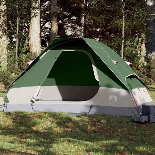 vidaXL Tente de camping Ã  dÃ´me 2 personne vert, Caravanes & Camping, Tentes, Neuf, Envoi