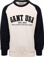 Gant USA Sweater Off-white maat Maat 52/54 (L) Heren, Maat 52/54 (L), Verzenden, Wit, Nieuw
