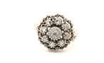 Ring - 19.2 kt. Geel goud - Diamanten, Nieuw