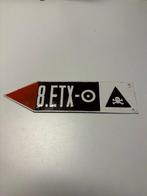 Rare Enamel Military / Industrial Warning Sign – 8. ETX-O