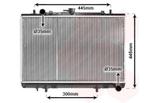 Mitsubishi L200, 1986 - 1996 - radiateur, 2.5TDi