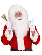 Kerstman pruik en baard, Ophalen of Verzenden, Nieuw